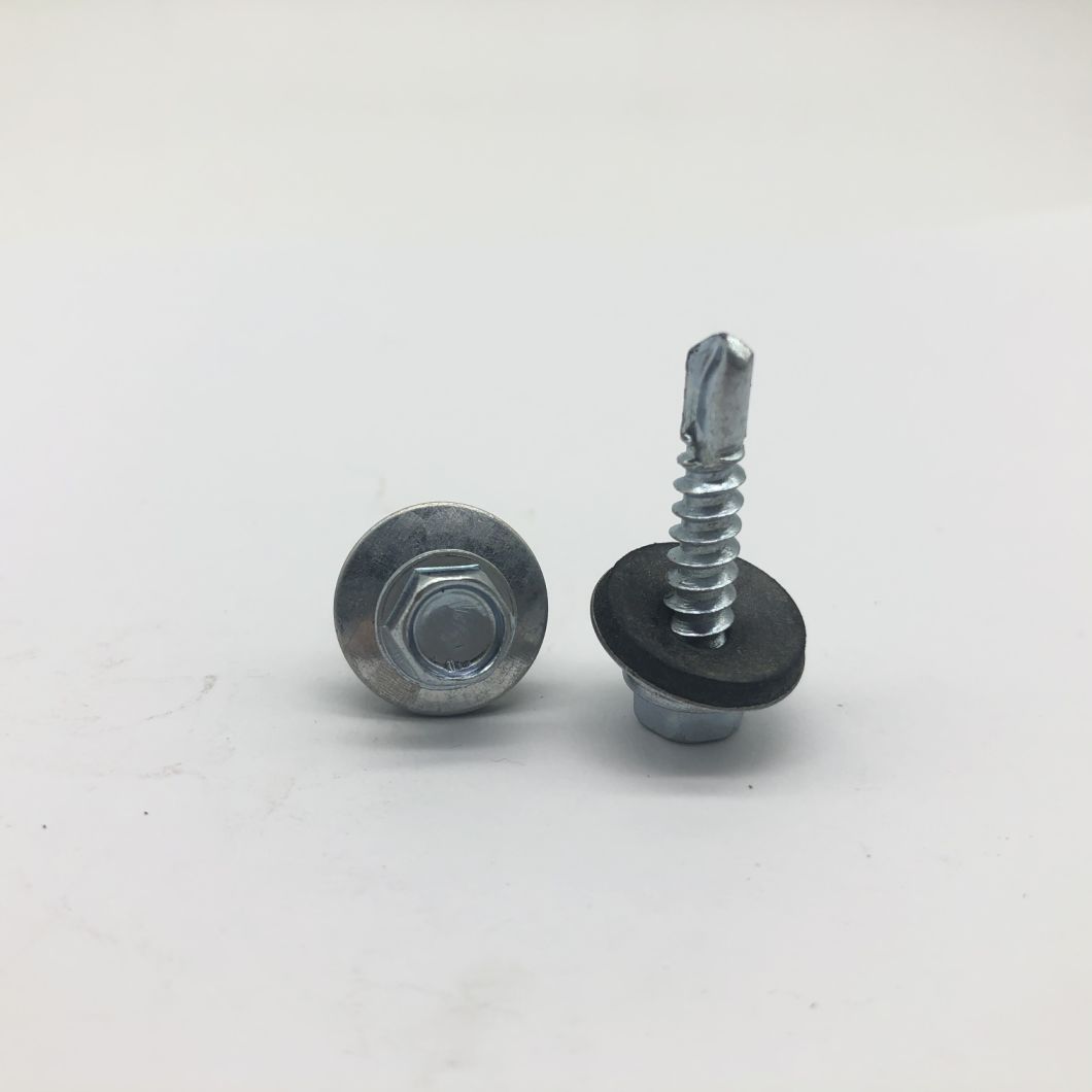 DIN7504K Hex Head Drilling Screw with EPDM Bond Washer