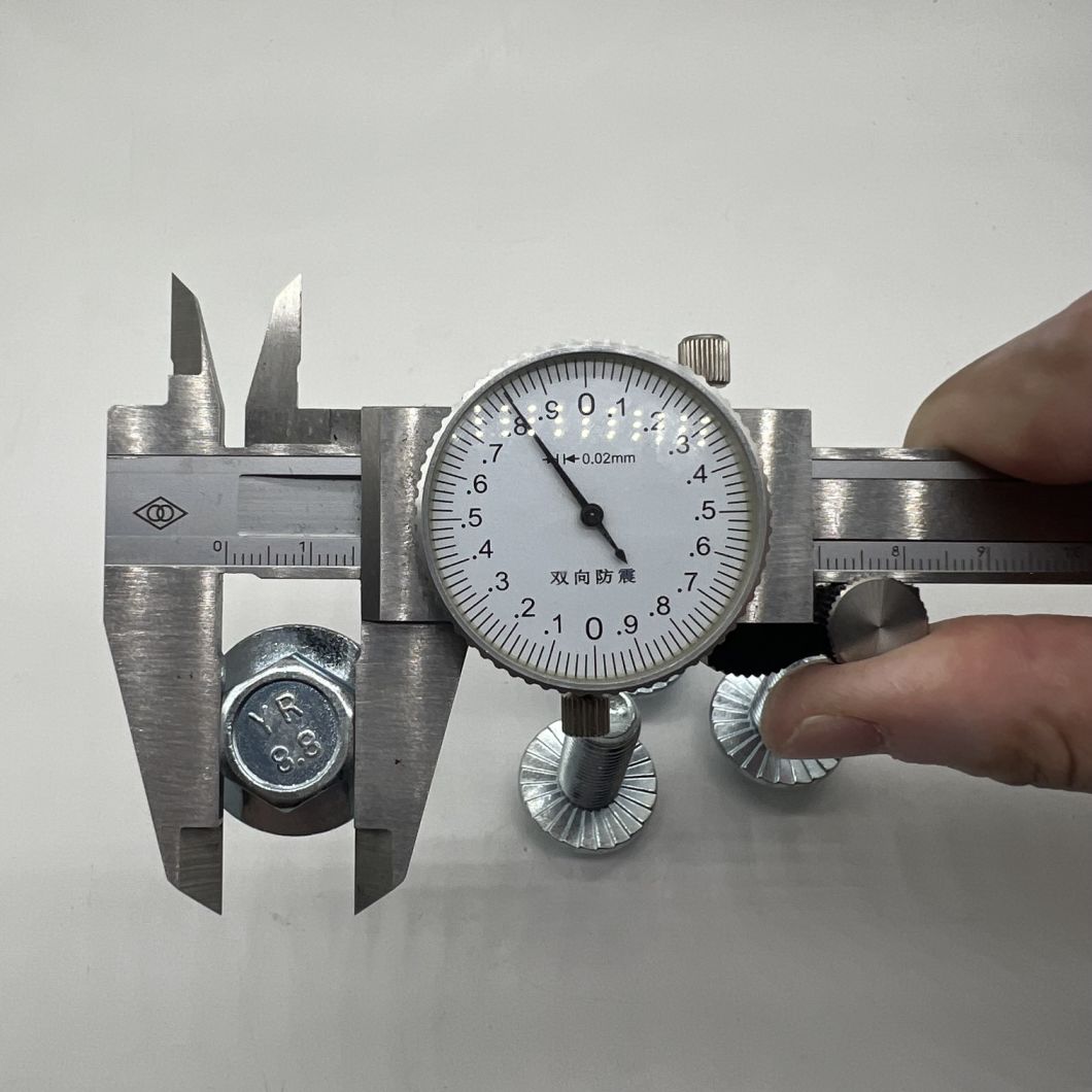 DIN6921 M12X25 Hex Bolt Flange Bolt Cl8.8 Zp