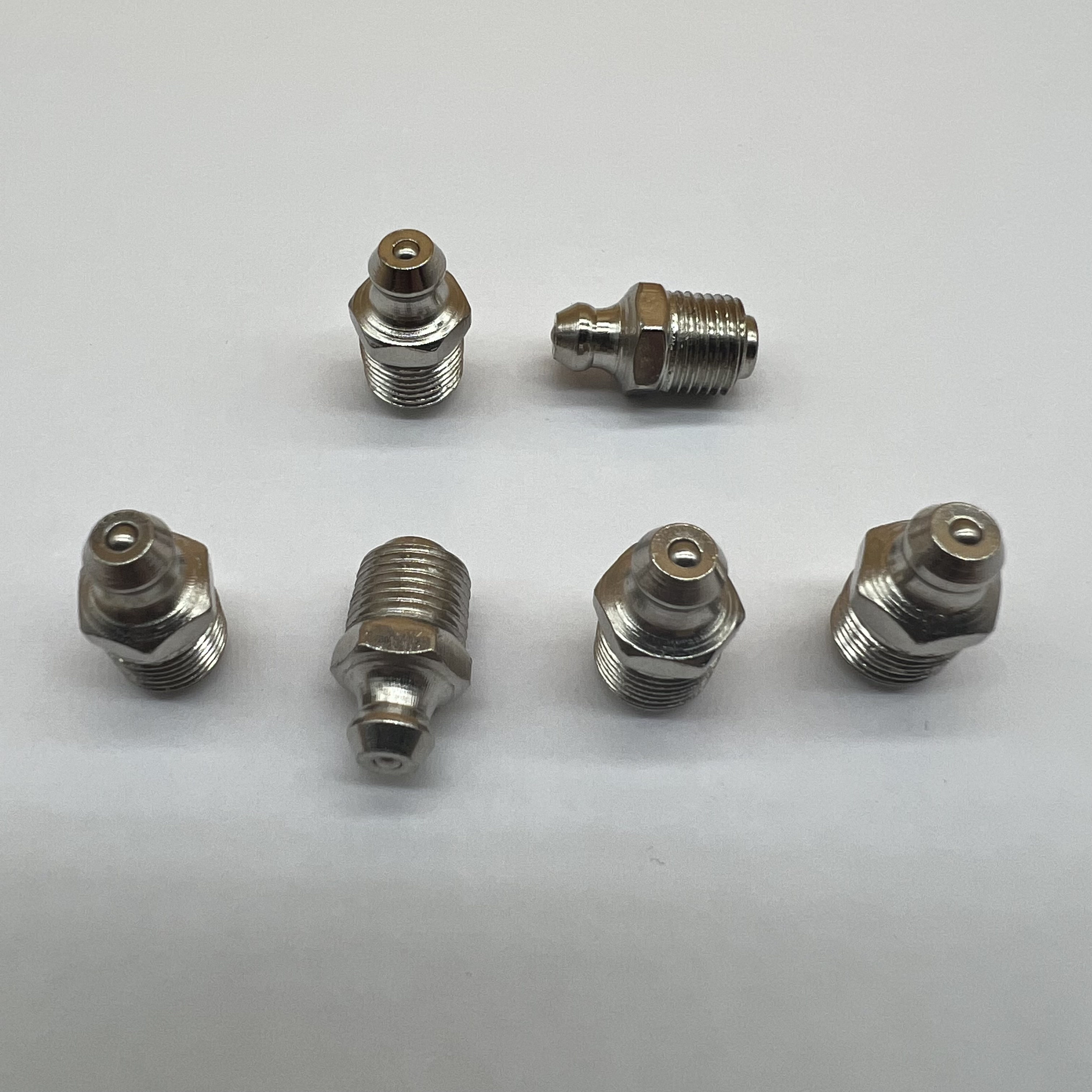  Grease Nipples M10xKey 9.8 x 18 length Nickel Plating