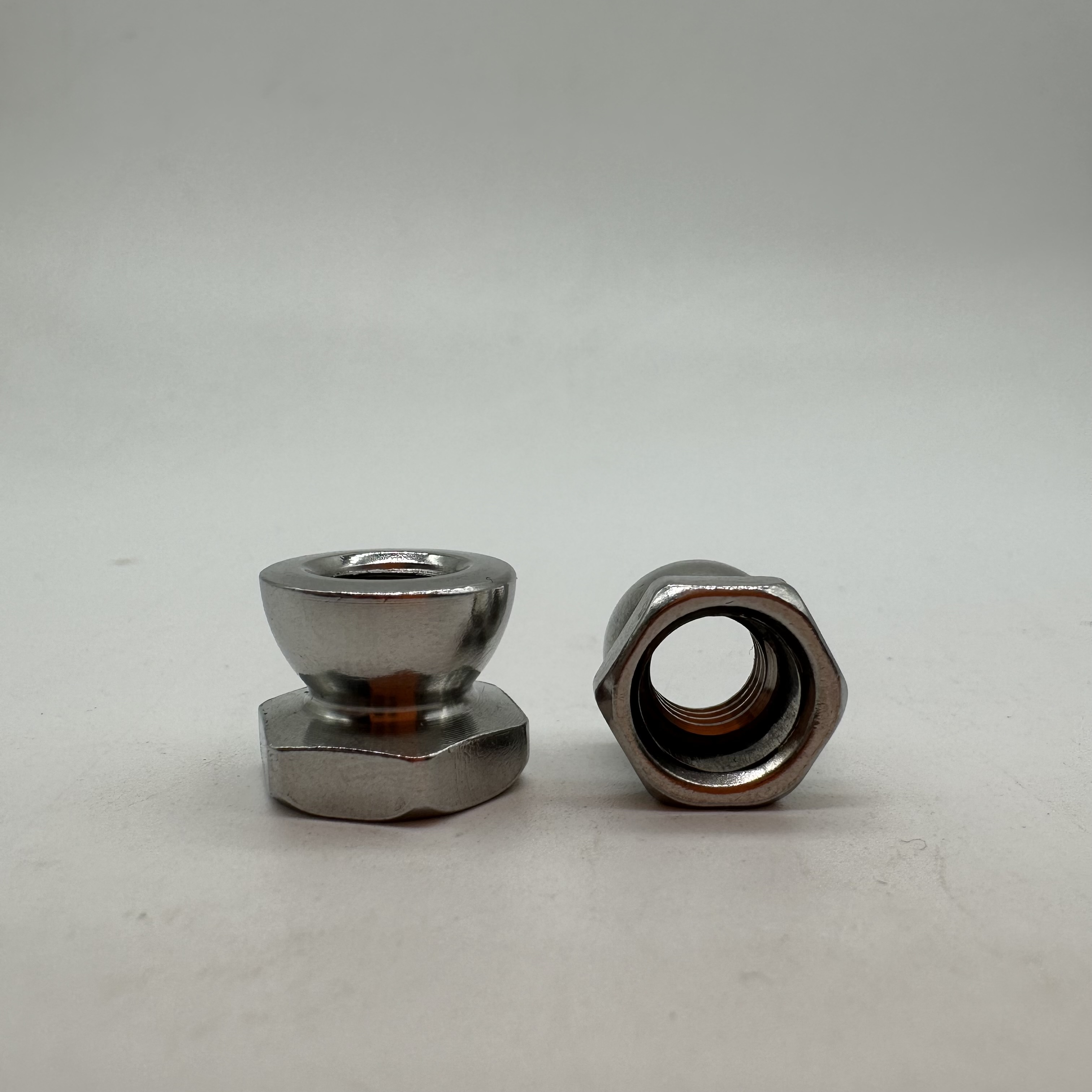 Stainless Steel 304 M8 Inviolable Nut Secure Twist-off Nut Anti Theft Nut Break Away Shear Nut Anti thief Nut 