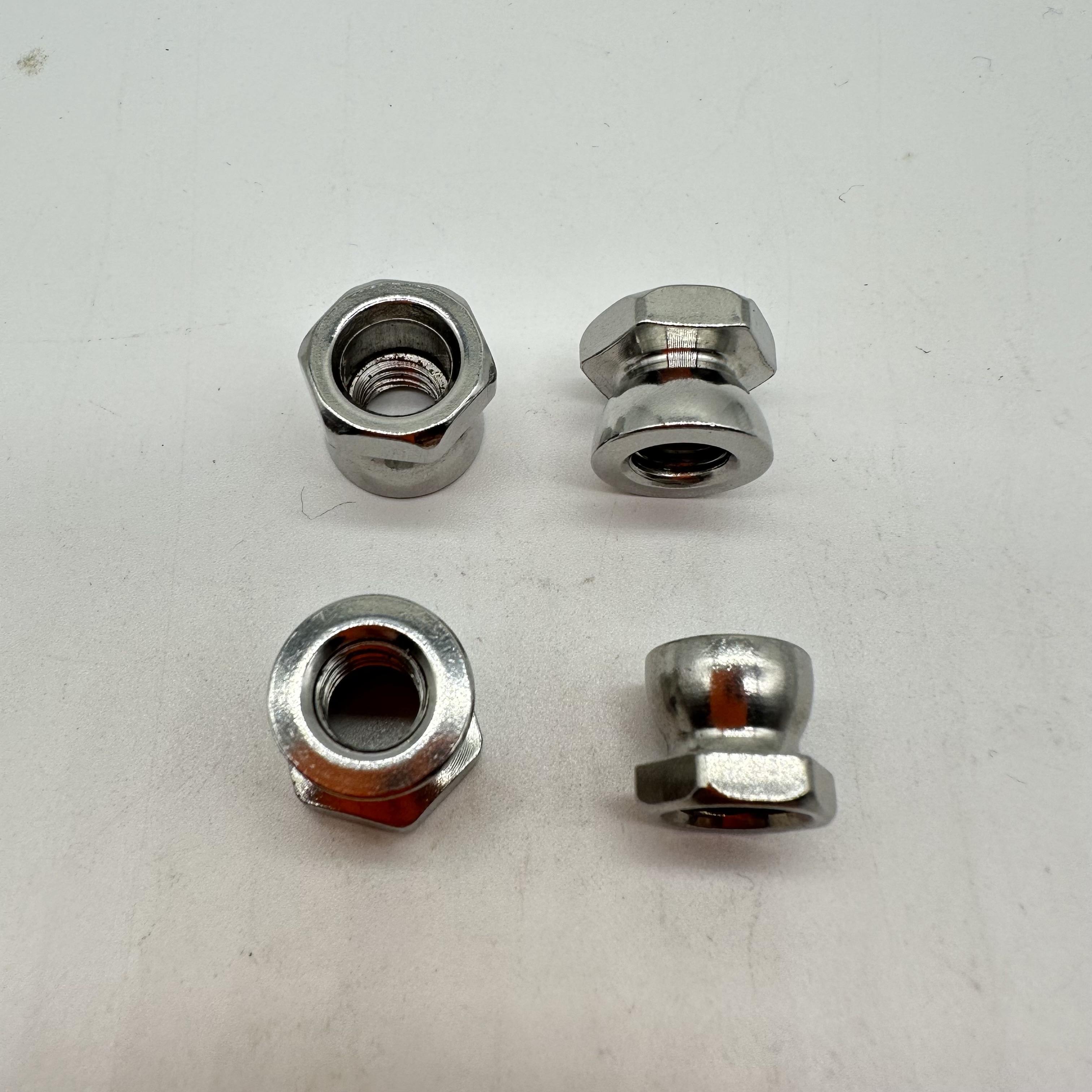 Stainless Steel 304 M8 Inviolable Nut Secure Twist-off Nut Anti Theft Nut Break Away Shear Nut Anti thief Nut 