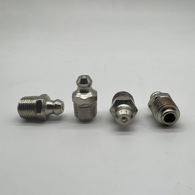  Grease Nipples M10xKey 9.8 x 18 length Nickel Plating