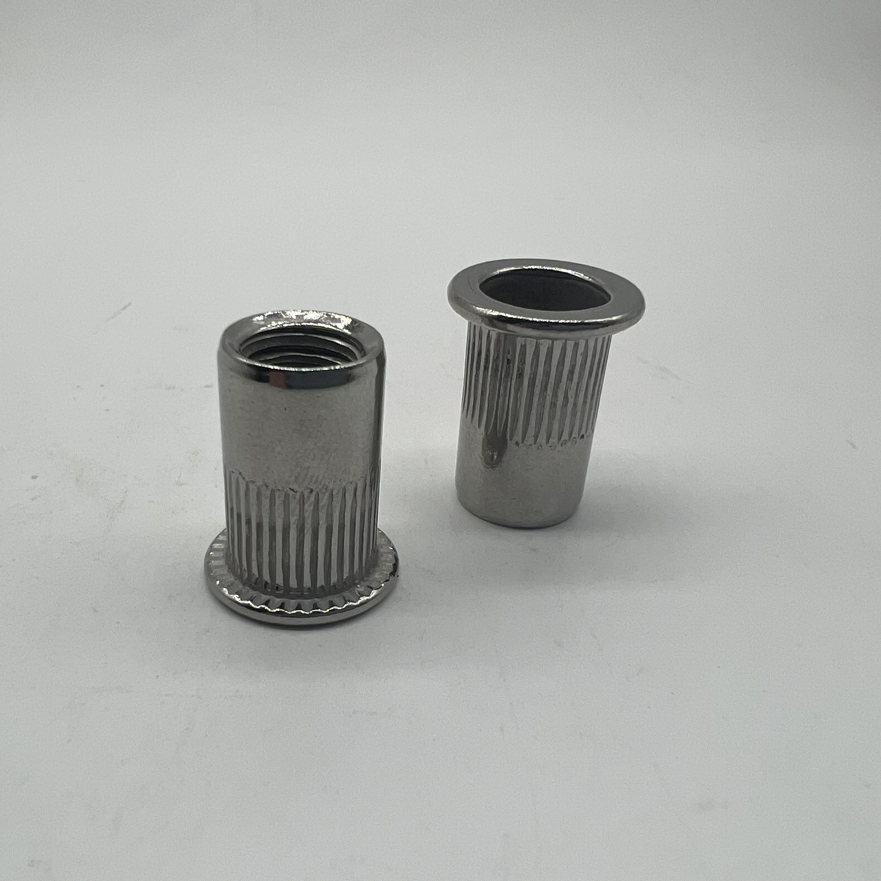 SS304 Rivet Nut M8 Stainless Steel Reduce Head Kunrled Body