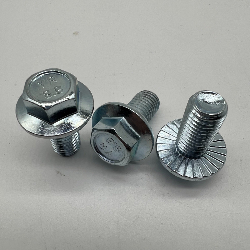 DIN6921 M12X25 Hex Bolt Flange Bolt Cl8.8 Zp