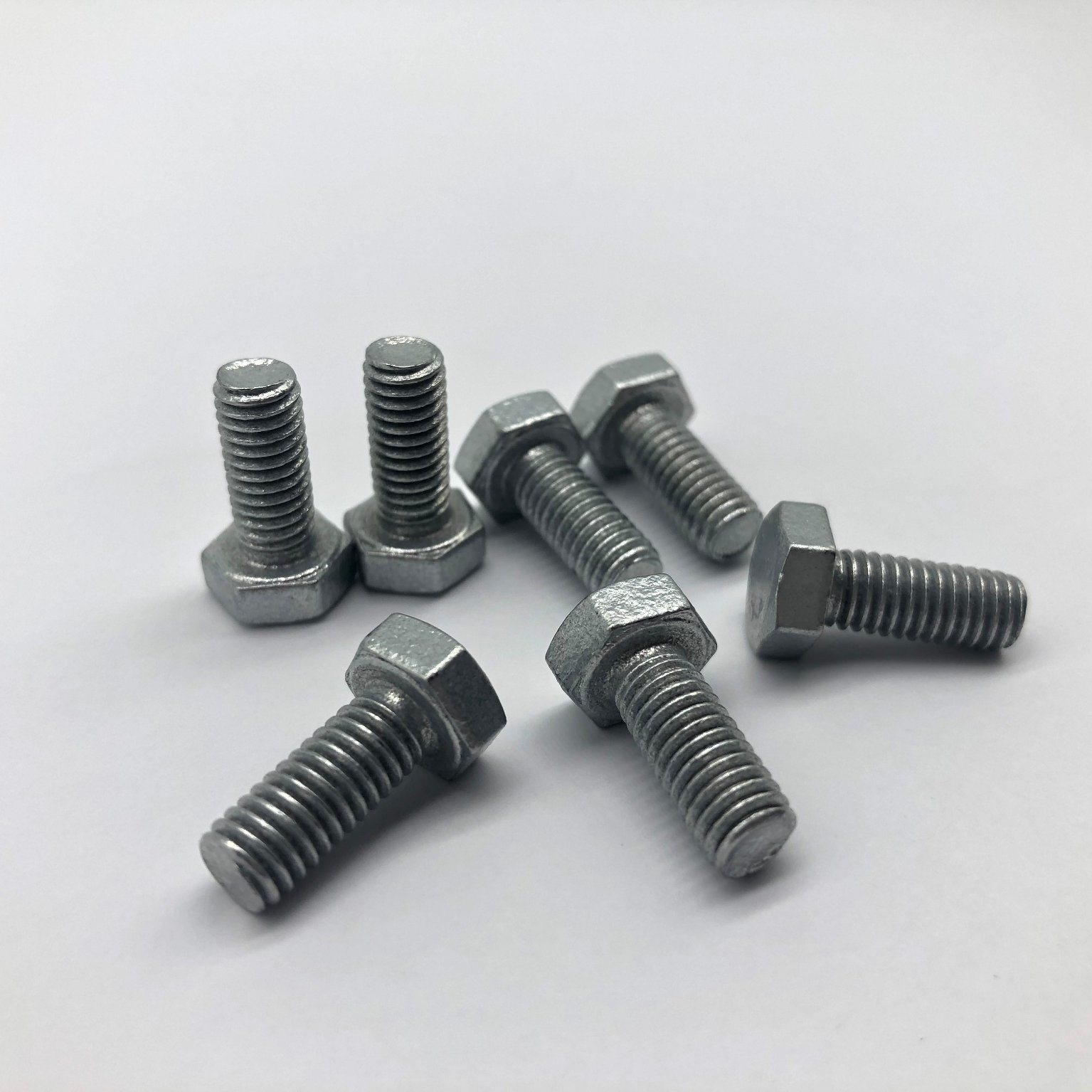 Hex Bolt Hexagon Screw Mechanical Galvanizing 30μm