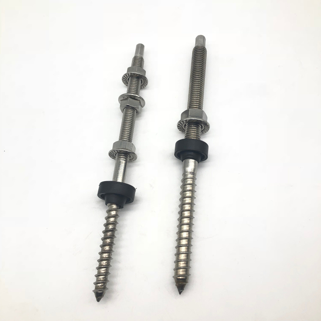 Double Screw Hanger Bolt A2-70 SS304 for Photovoltaic equipment