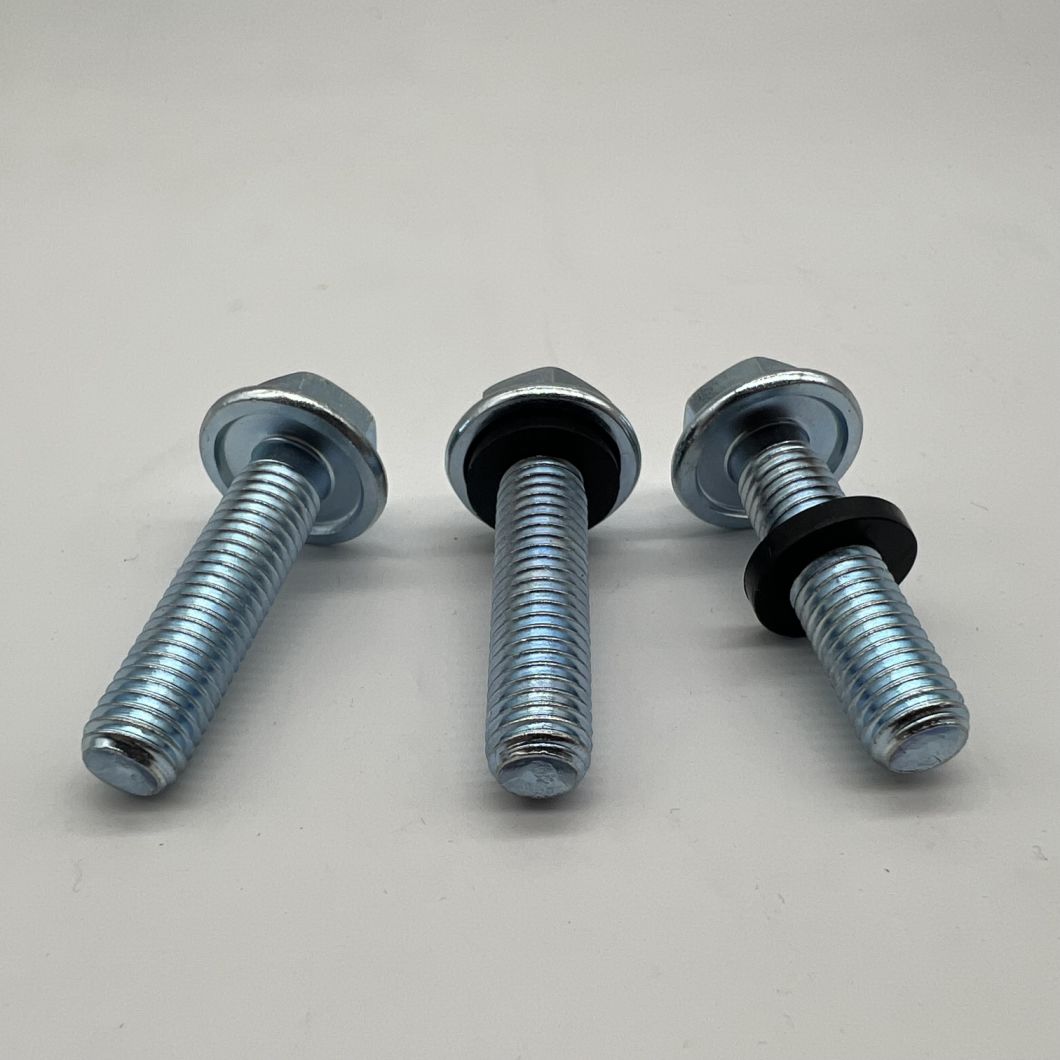 DIN6921 Flange Screw Flange Bolt M10X40 for Silo