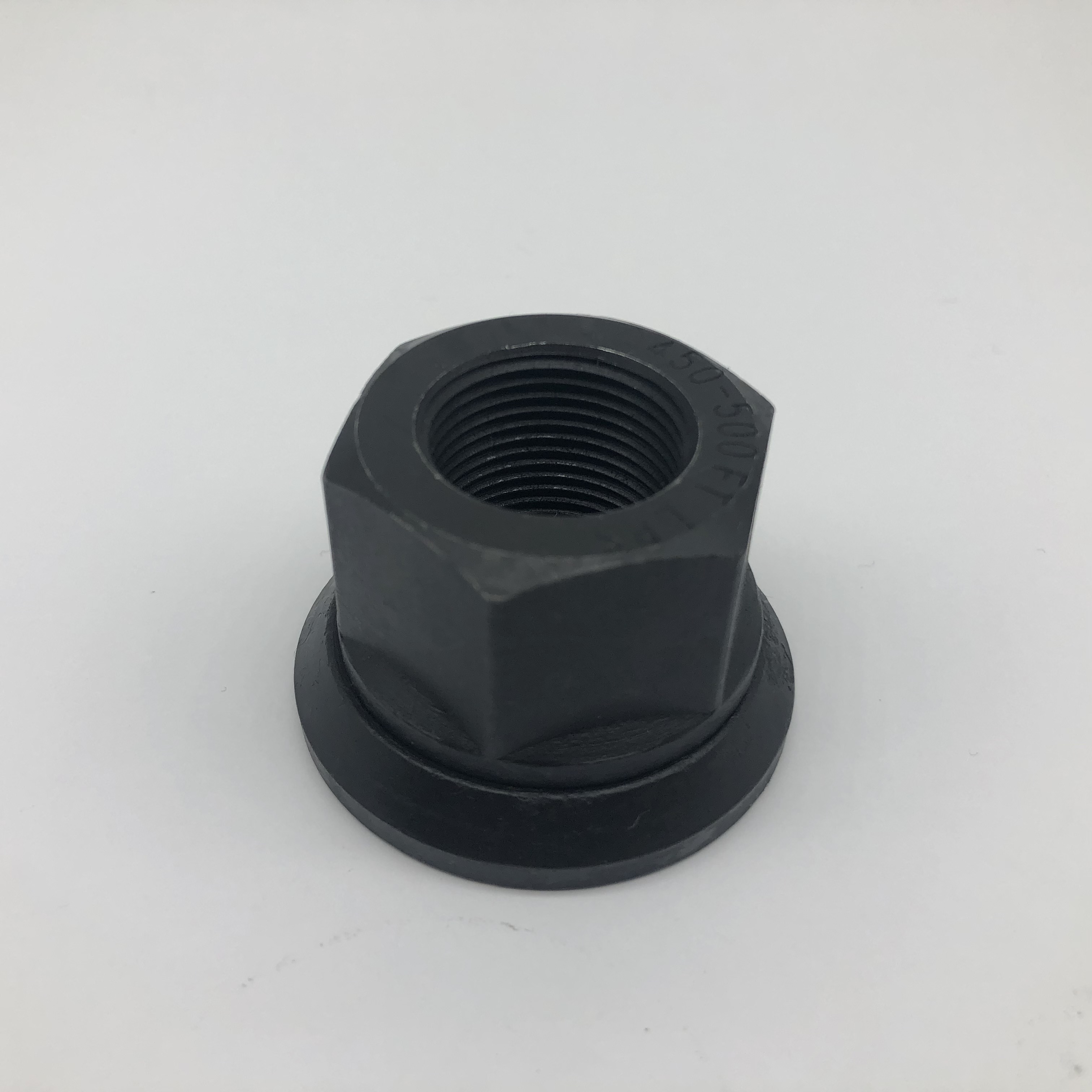 Wheel Hub Nut M22X1.5 Phosphated Black 450-500 FT Lbs