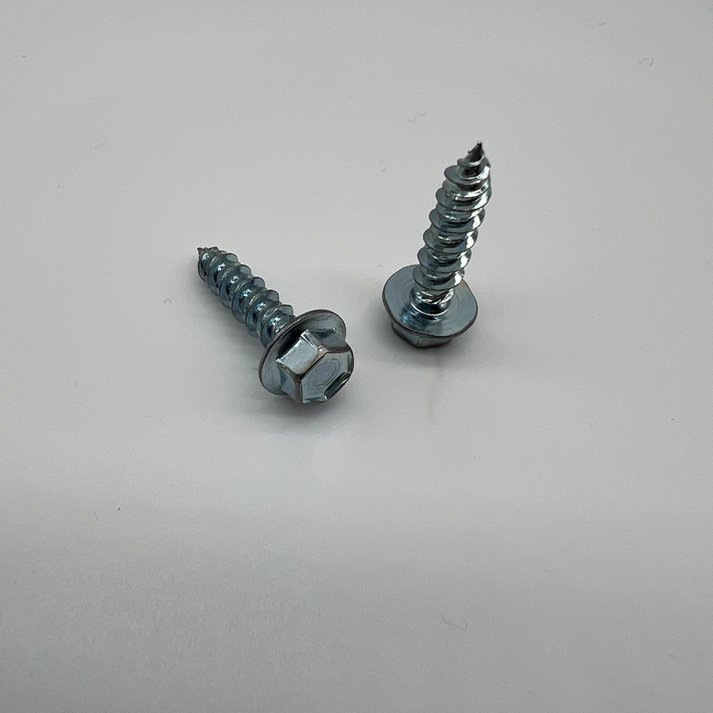 Hex Washer Head Hi-Lo Screw 6X24 Zp Tapping Screw
