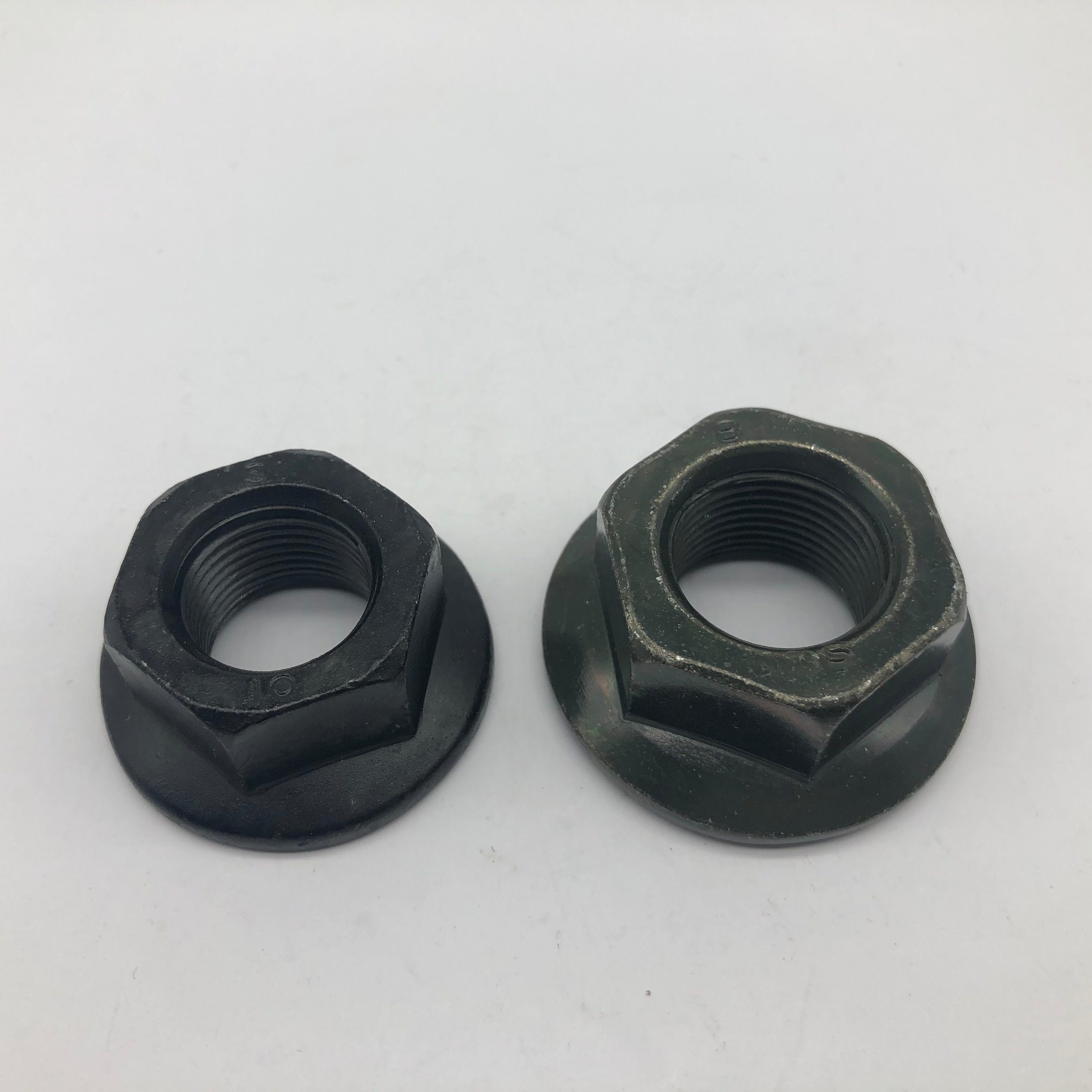 M18X1.25 Flange Nut DIN6923 Cl10 Black Zinc Flake Coating