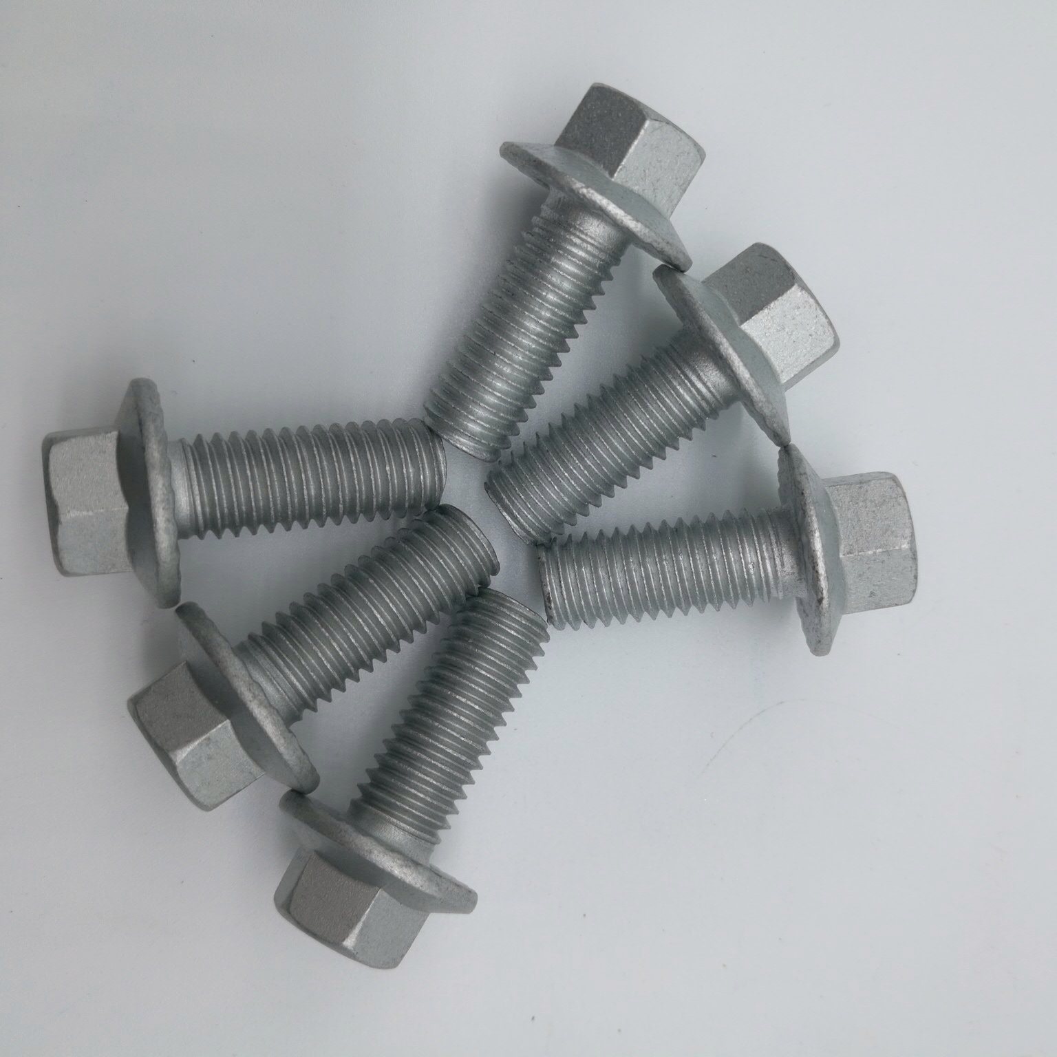 EN1665 Zinc Flake Geomet 500 Hex Flange Screw