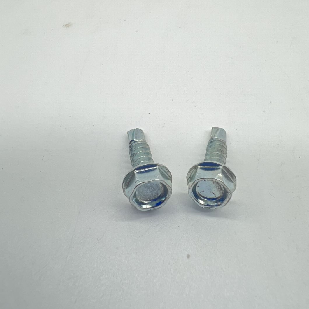 DIN7504K Hex Head Drilling Screws with Tapping Screw Thread with Collar