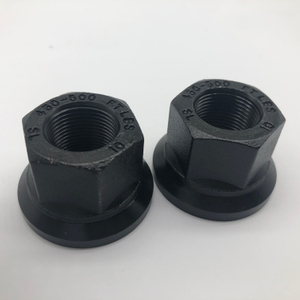 Wheel Hub Nut M22X1.5 Phosphated Black 450-500 FT Lbs