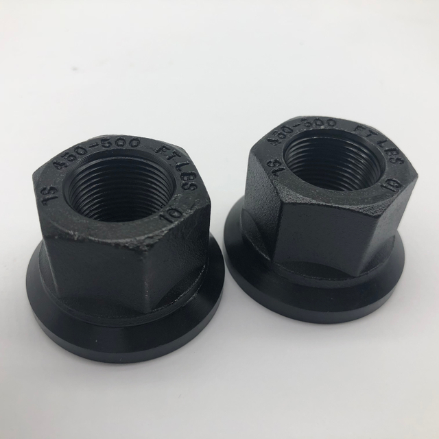 Wheel Hub Nut M22X1.5 Phosphated Black 450-500 FT Lbs