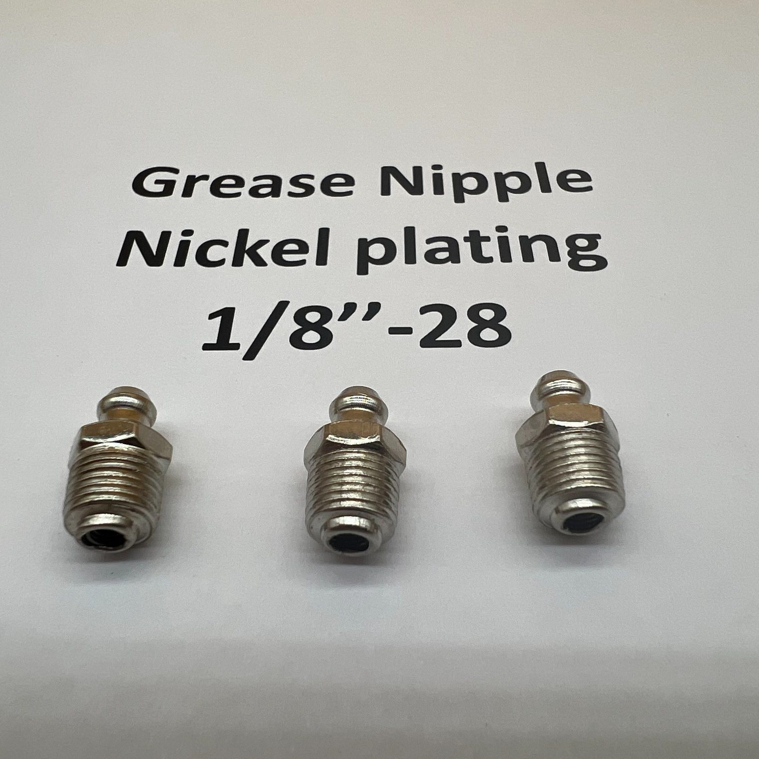 Grease Nipple 1/8-28 Nickel Plating