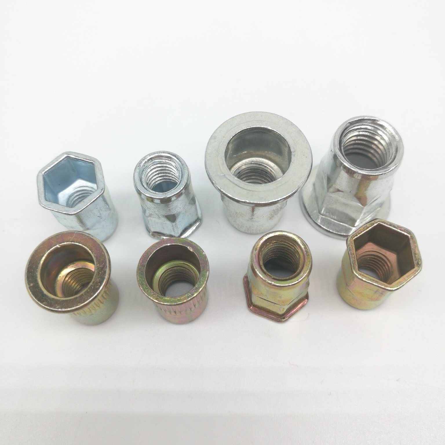 Flat Head Round Body Rivet Nut 