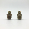 DIN71412 Straight Grease Nipple Fitting 1/4-Unf yellow zinc
