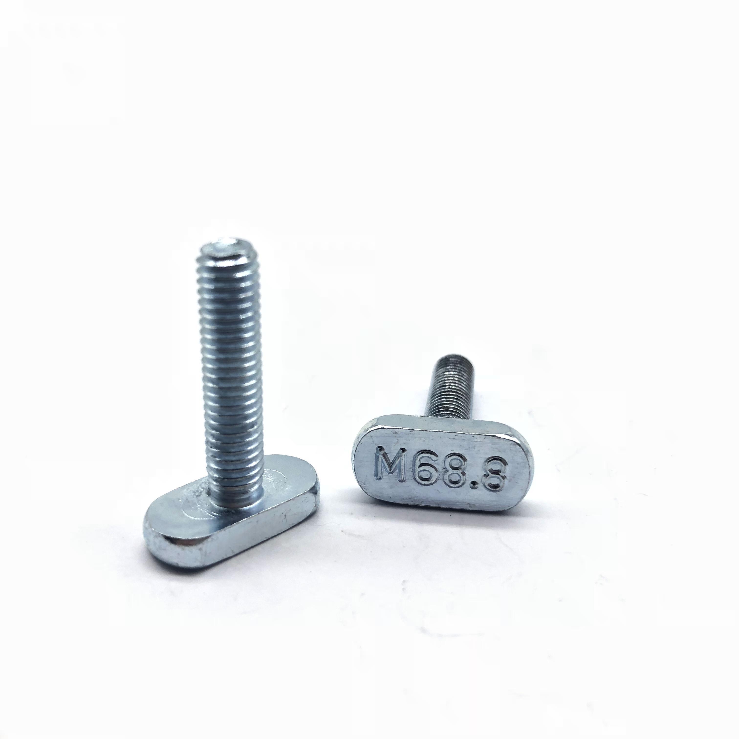 T Bolt T Screw M6 8.8 Zinc Plated