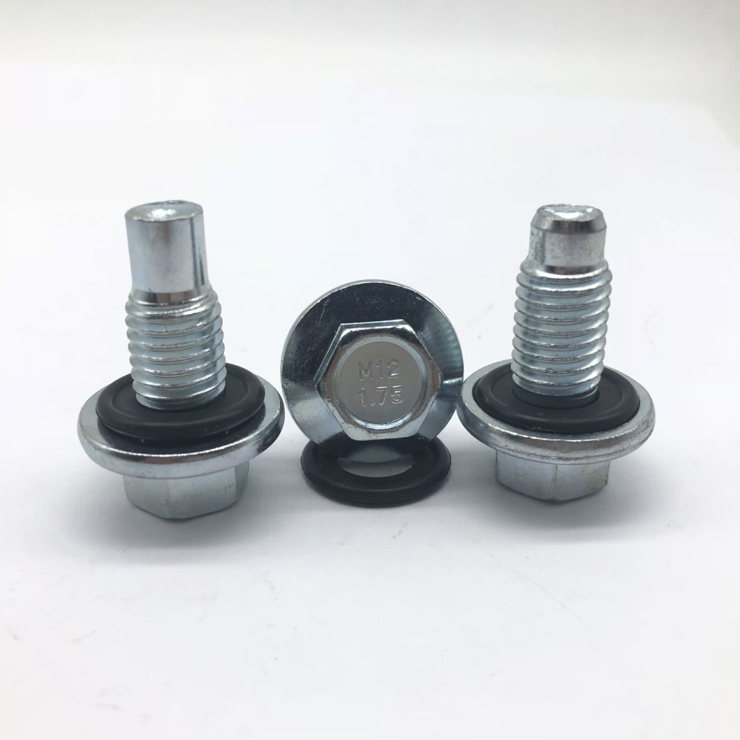Carbon Steel Titanium Hexagon Head Flange Bolt with Collar