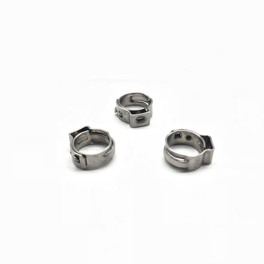 Stepless Ear Clamp Hose Clamp SS304