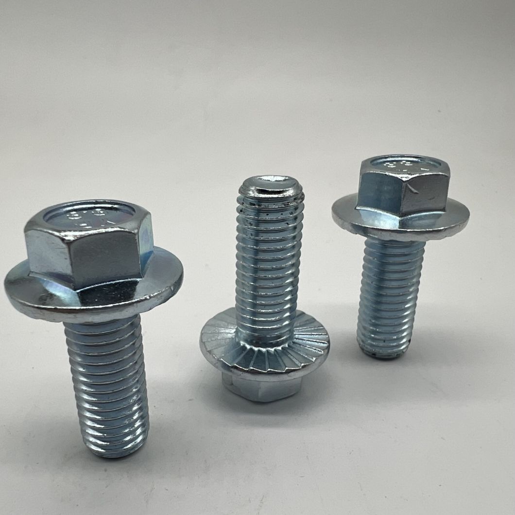 DIN6921 M12X30 Hex Bolt Flange Bolt Flange Screw Cl8.8