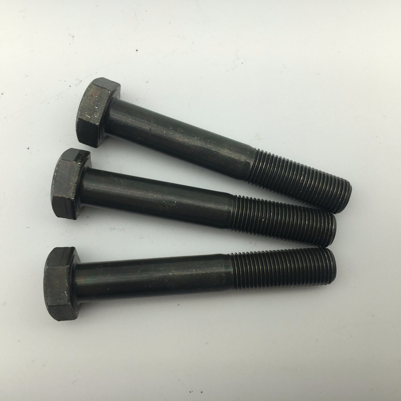 DIN931 Hexagon Bolt Screw Steel 8.8 10.9 black oxide
