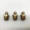 DIN71412 Straight Grease Nipple Fitting 1/4-Unf yellow zinc