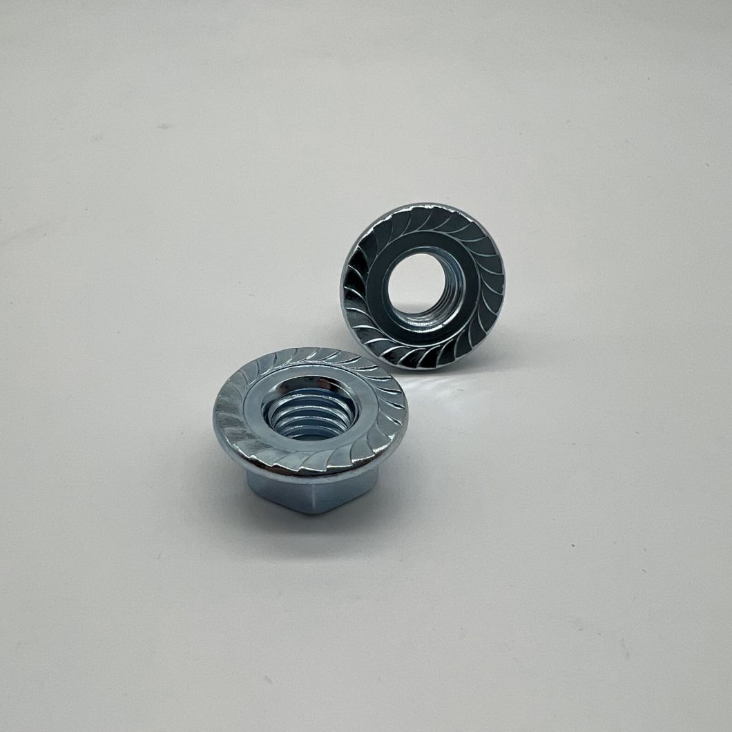 DIN6923 Flange Nut M10 with Serration Class 8