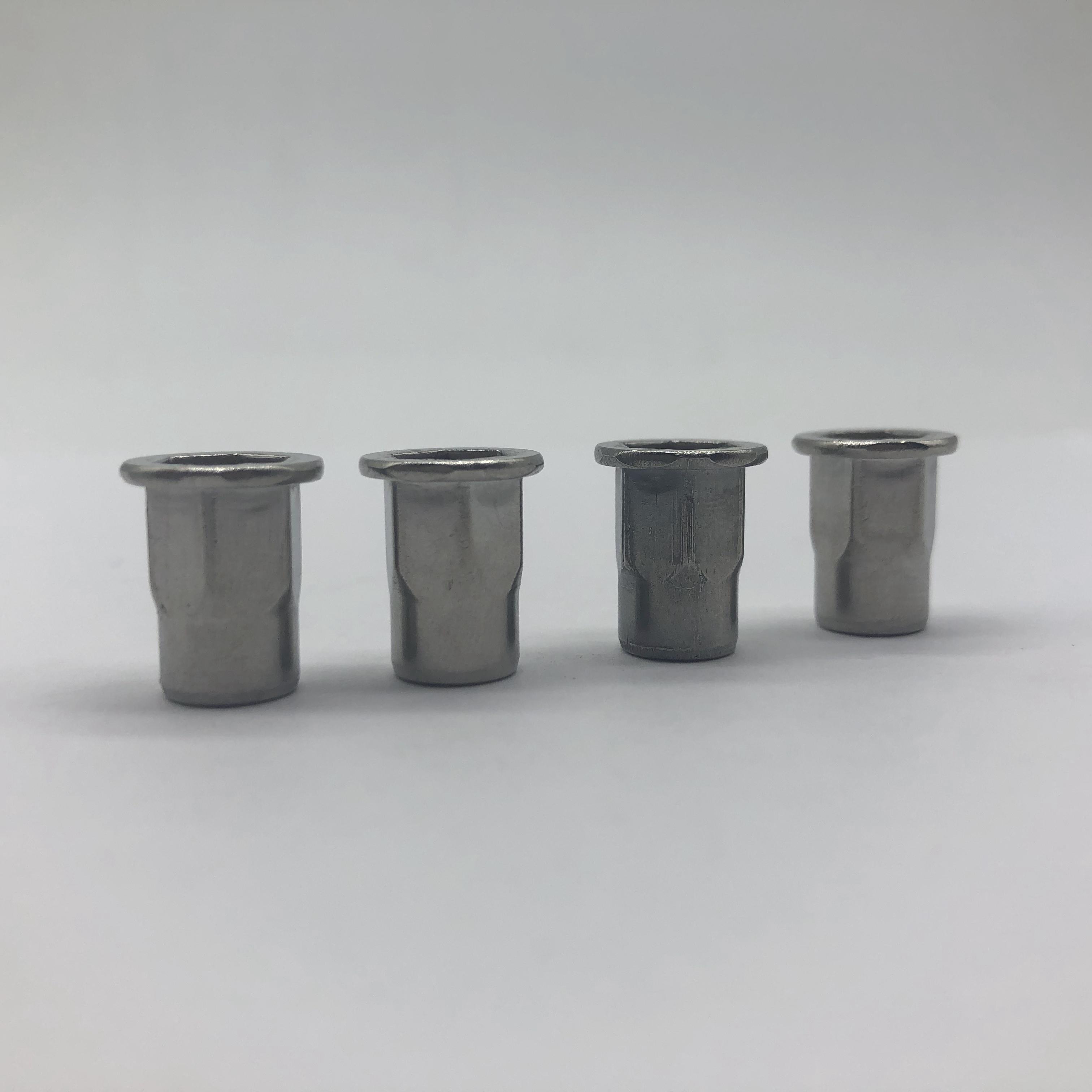 Rivet Nut M6 SS304 Half Hex External Hex Internal Hex