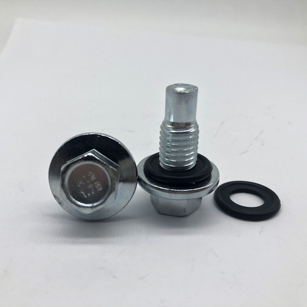 Carbon Steel Titanium Hexagon Head Flange Bolt with Collar