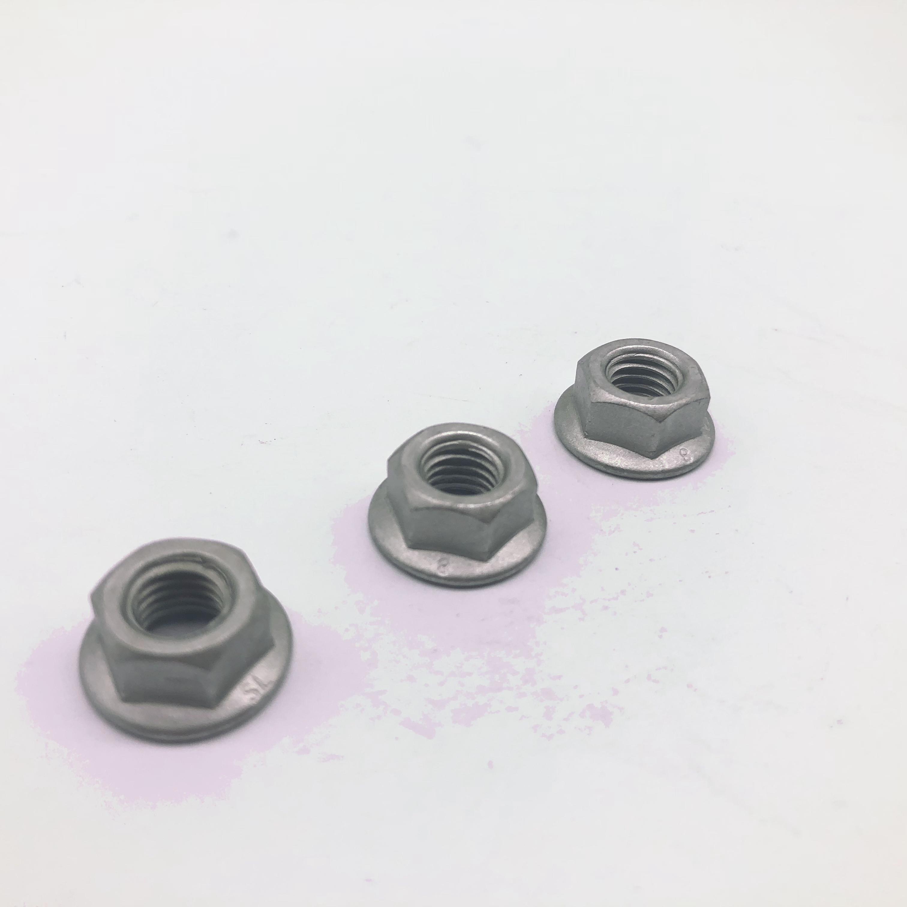 Flange Nut DIN6923 M8 Zinc Flake Coating Geomet Delta Magni