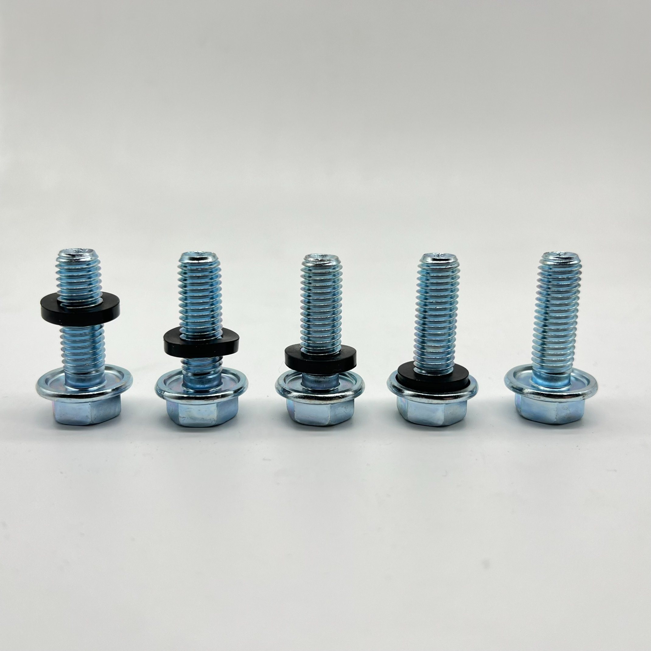 DIN6921 Hex Flange Bolt M10X30 for Silos with Rubber Washer