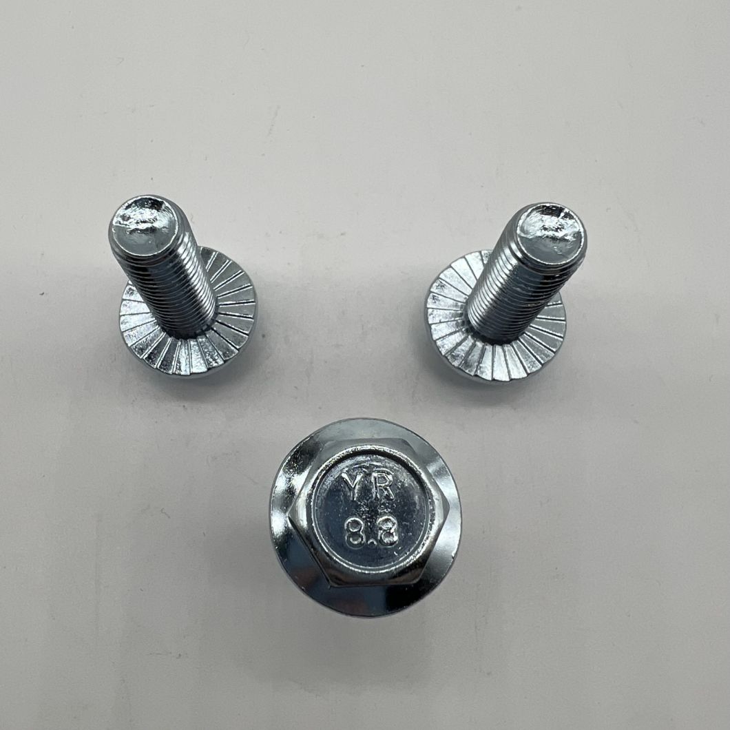 DIN6921 M10X30 Hex Flange Head Bolt Flange Screw Cl8.8