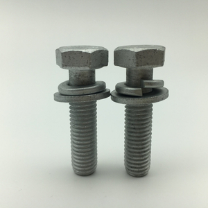 Sems screw Hex Bolts with Dog Point and Spring Washers