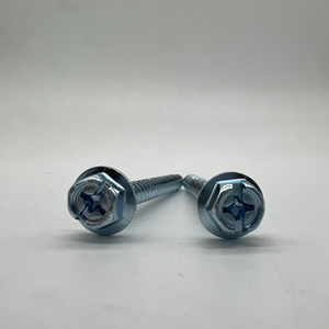 Hex Combi Slot + pH3 Flange Head Wood Screw 6X60 Zp
