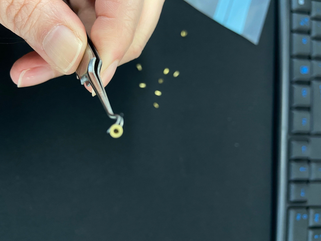 DIN7340 Eyelet Brass Nickel Plating Stainless Steel Hollow Rivet