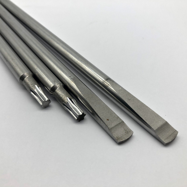 Phillip Slotted Screw Driver C45 Steel Torque End