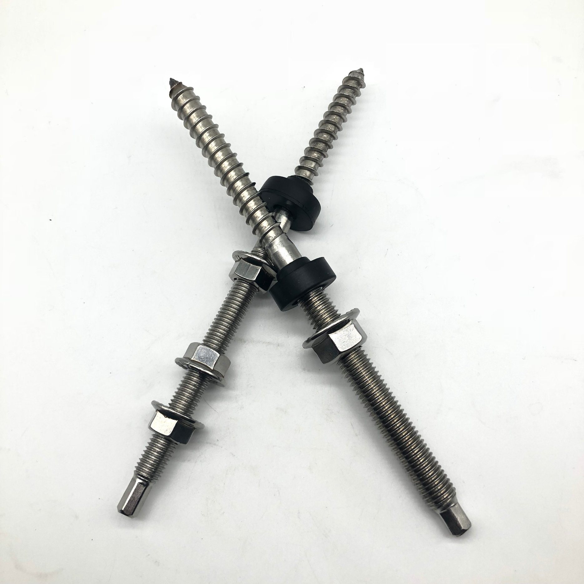 Double Screw Hanger Bolt A2-70 SS304 for Photovoltaic equipment