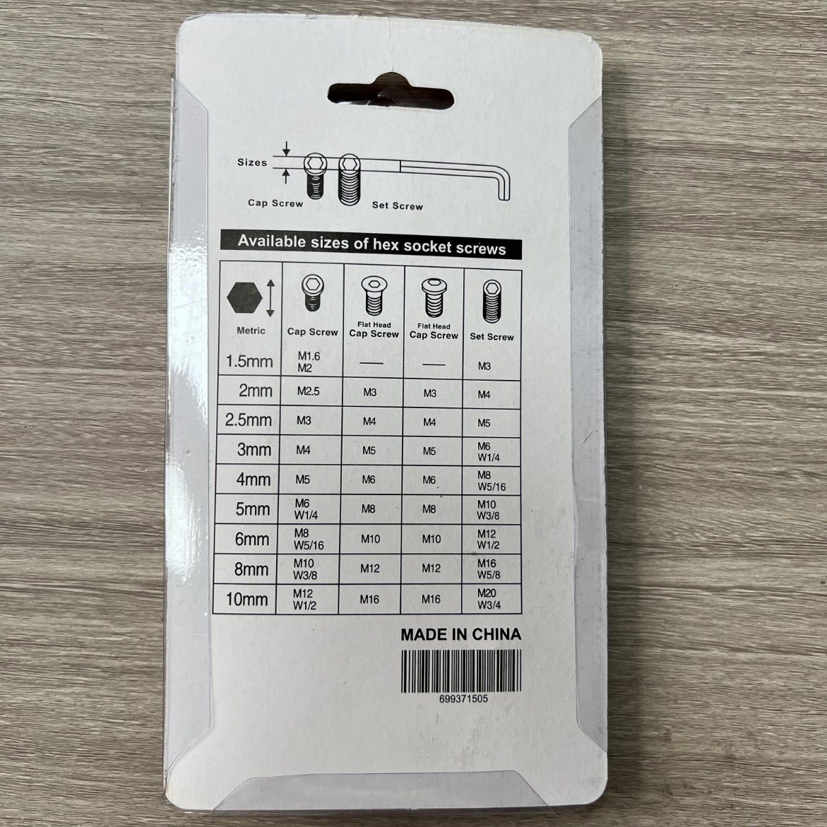Hex Key Wrench Hex Key Set Socket Key Set