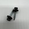 Steel Self-Drilling Screw P4 #12-14X32 Ral 6011 Hex Head & EPDM Washer