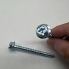 Hex Combi Slot + pH3 Flange Head Wood Screw 6X60 Zp