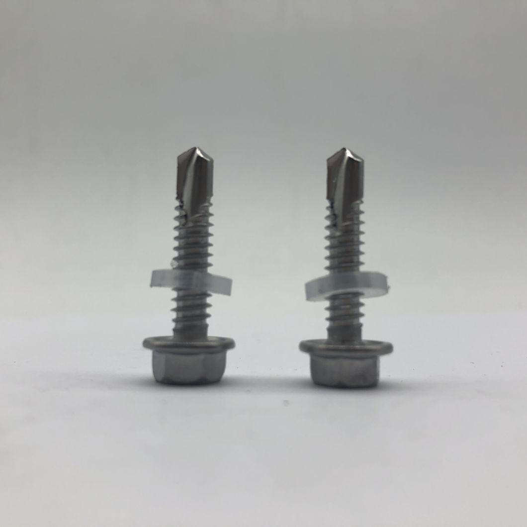 DIN7504K Ss410 Drilling Screw with EPDM Washer