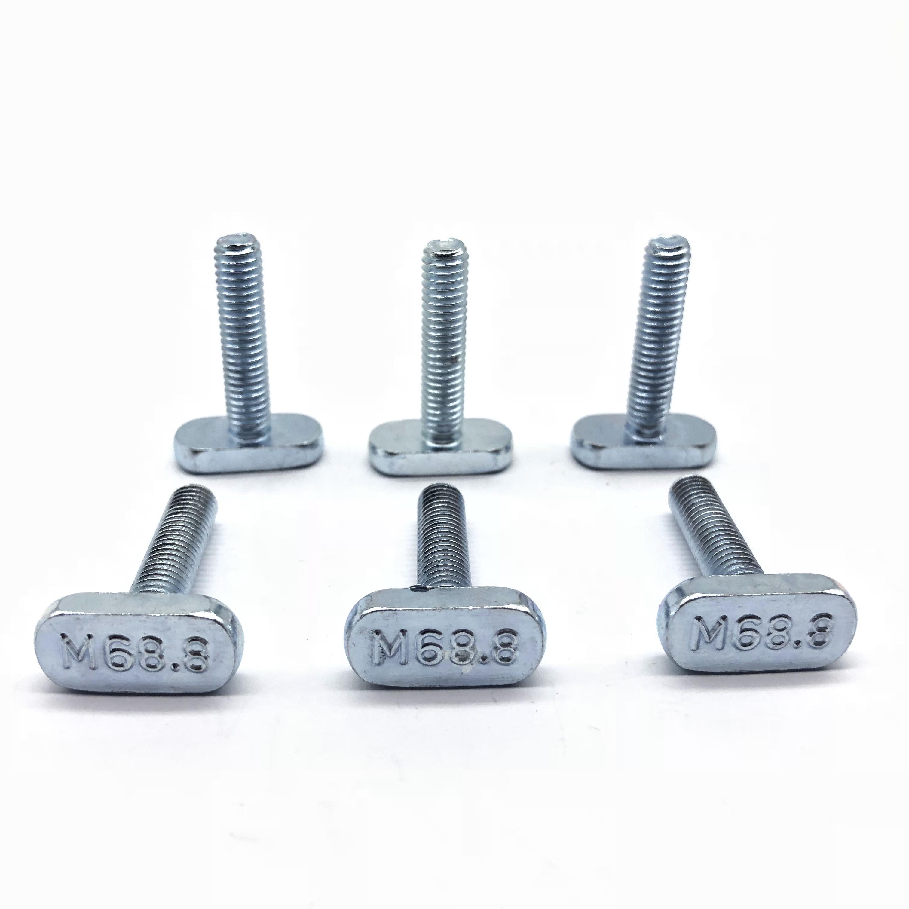 T Bolt T Screw M6 8.8 Zinc Plated