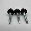 Steel Self-Drilling Screw P4 #12-14X32 Ral 6011 Hex Head & EPDM Washer