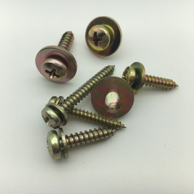 Plain and Spring Washer Pan Head Self Tapping Screw