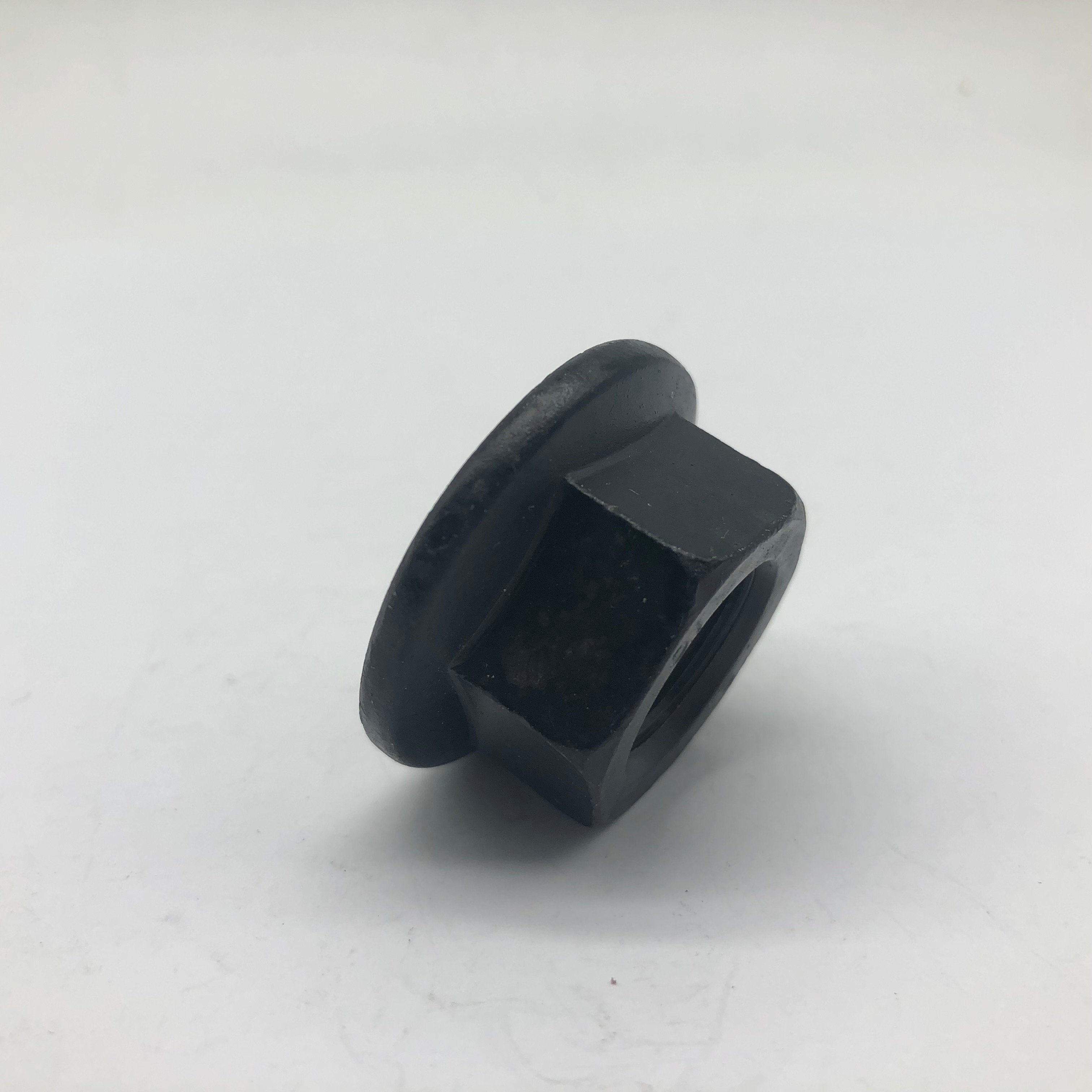 M18X1.25 Flange Nut DIN6923 Cl10 Black Zinc Flake Coating