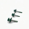 Steel Self-Drilling Screw P4 #14-14X45 Ral 9002 Hex Head EPDM Bonded Washer