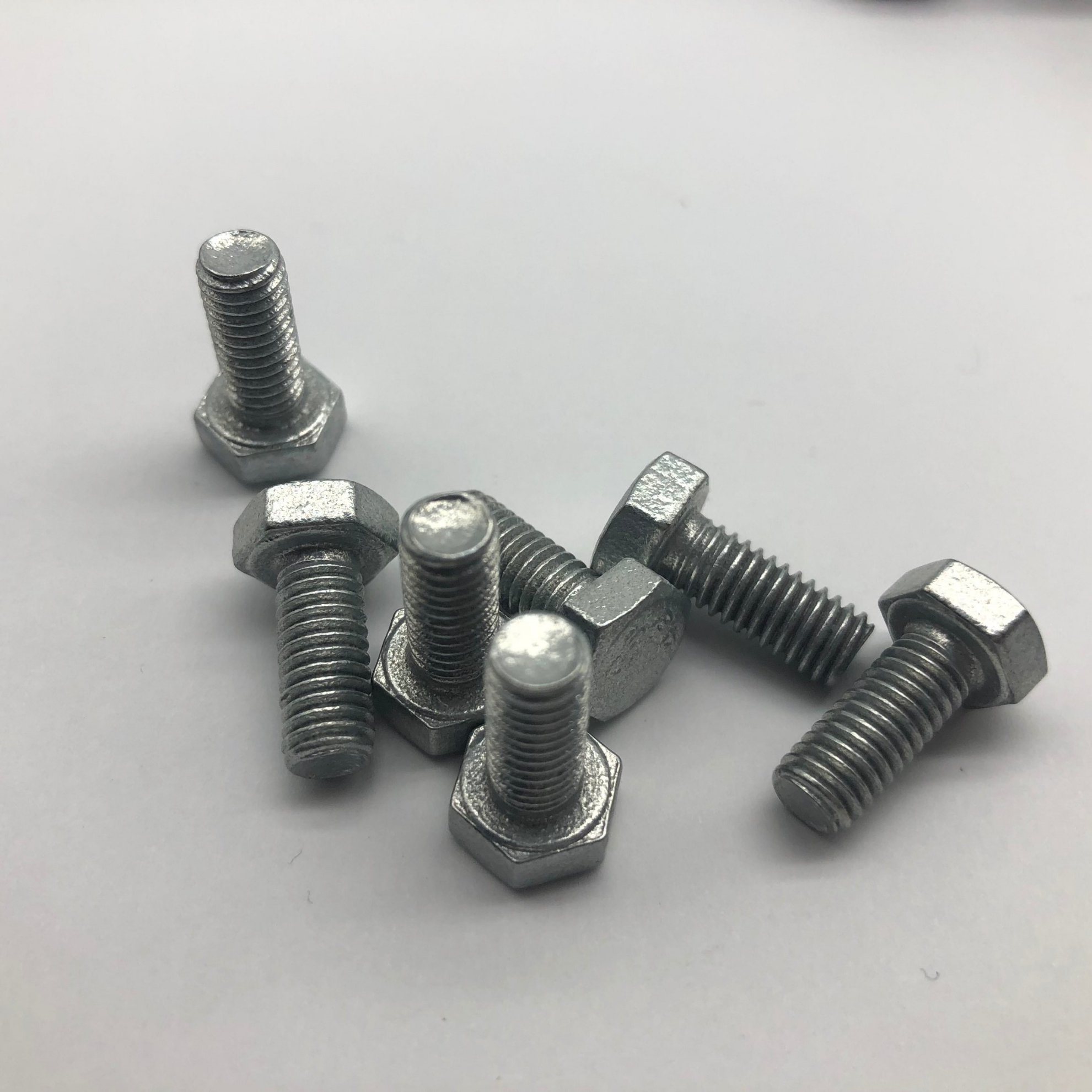 Hex Bolt Hexagon Screw Mechanical Galvanizing 30μm