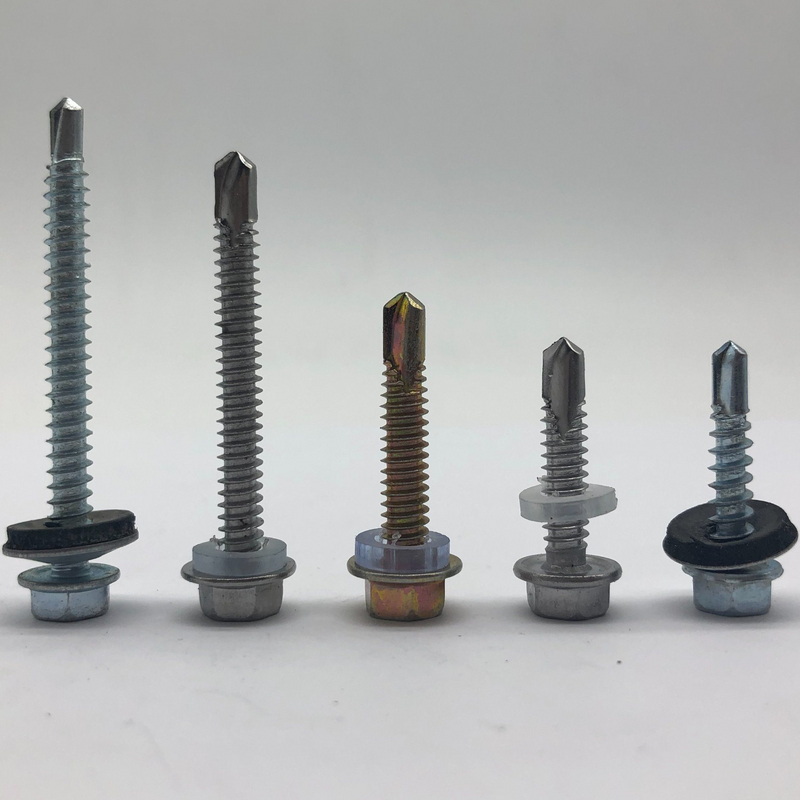 DIN7504K Hex Head Drilling Screw with EPDM Washer