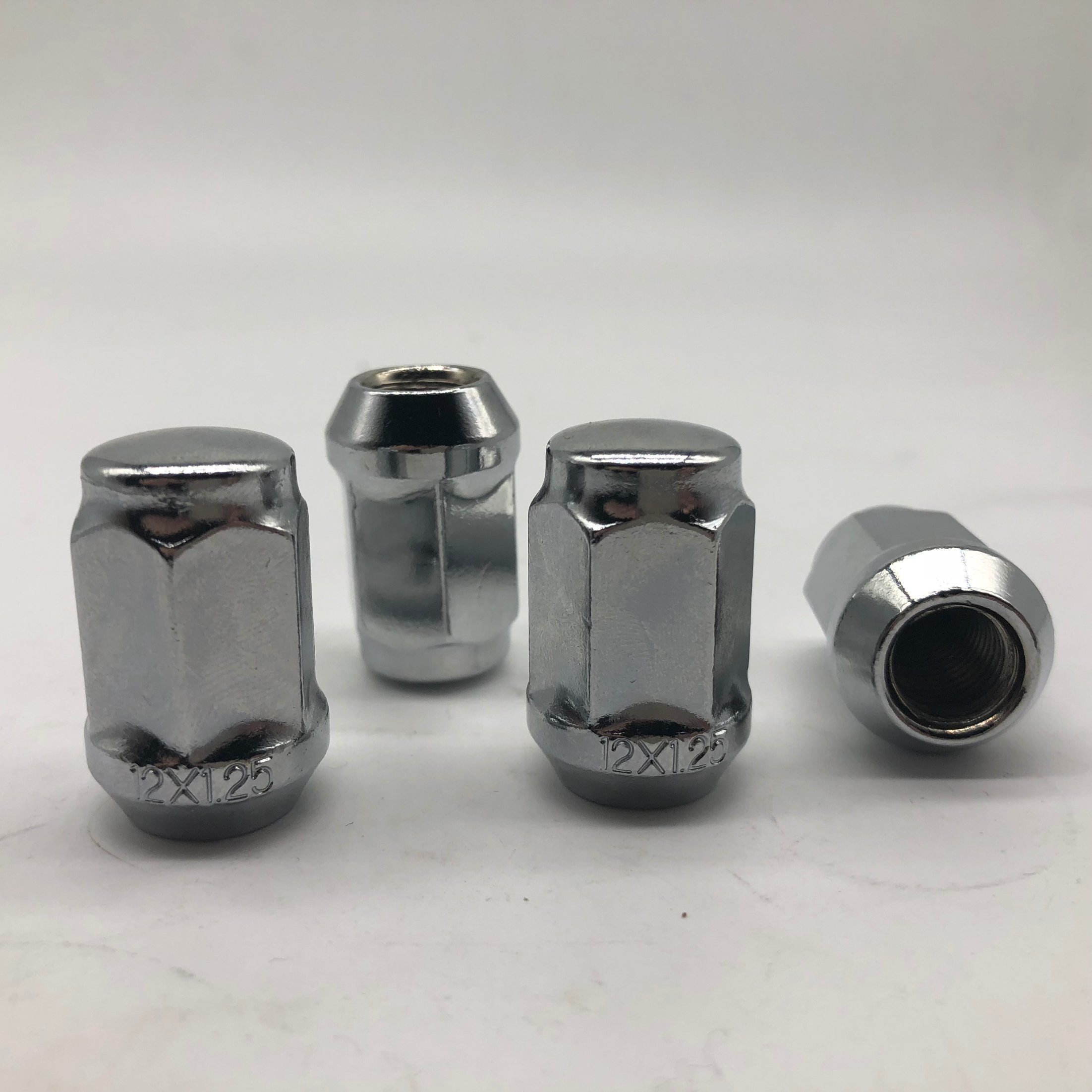 M12X1.25 Spanner 19mm Height 35mm Wheel Nut Chrome Plated
